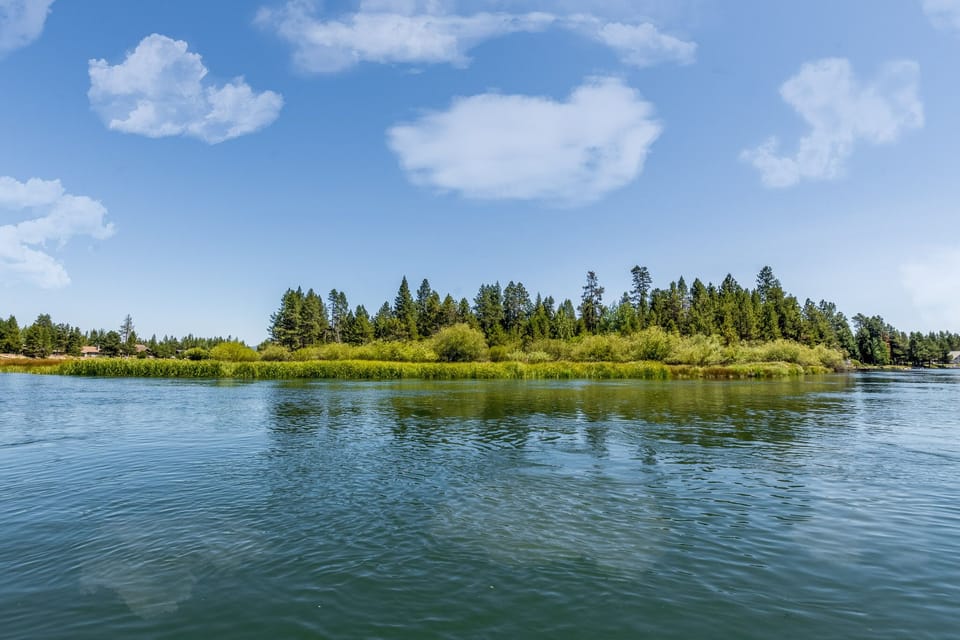 Deschutes River view from our community dock