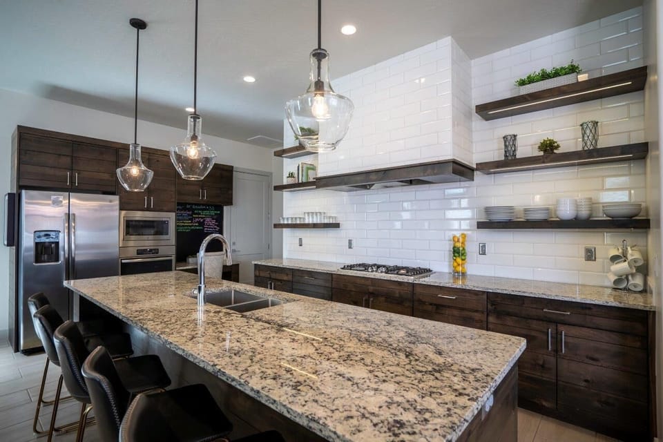 Cooking is made easy in this luxury kitchen!