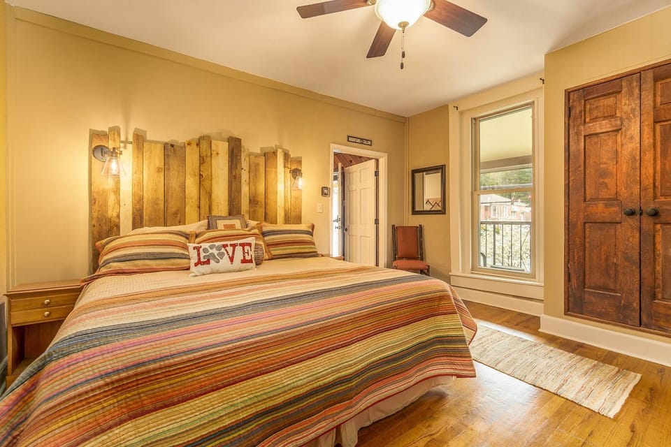 Unit B bedroom adjoin open