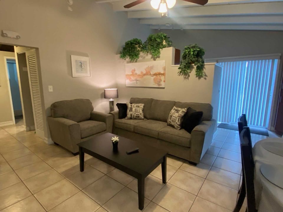 Open floor plan is perfect for the family.