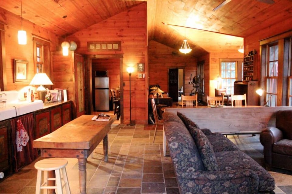 Boathouse interior