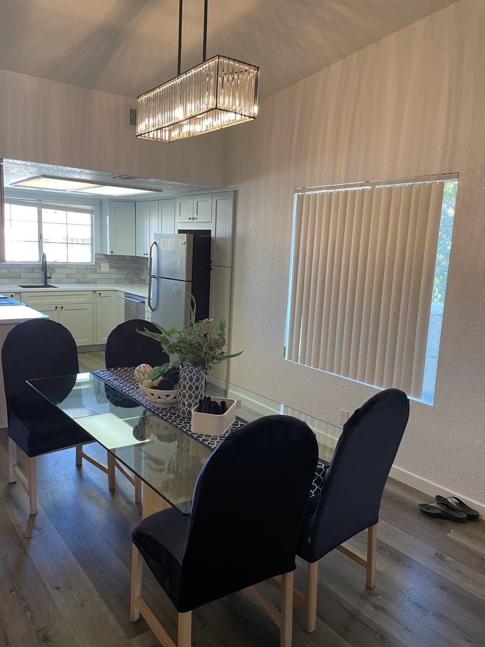 Spacious dining room