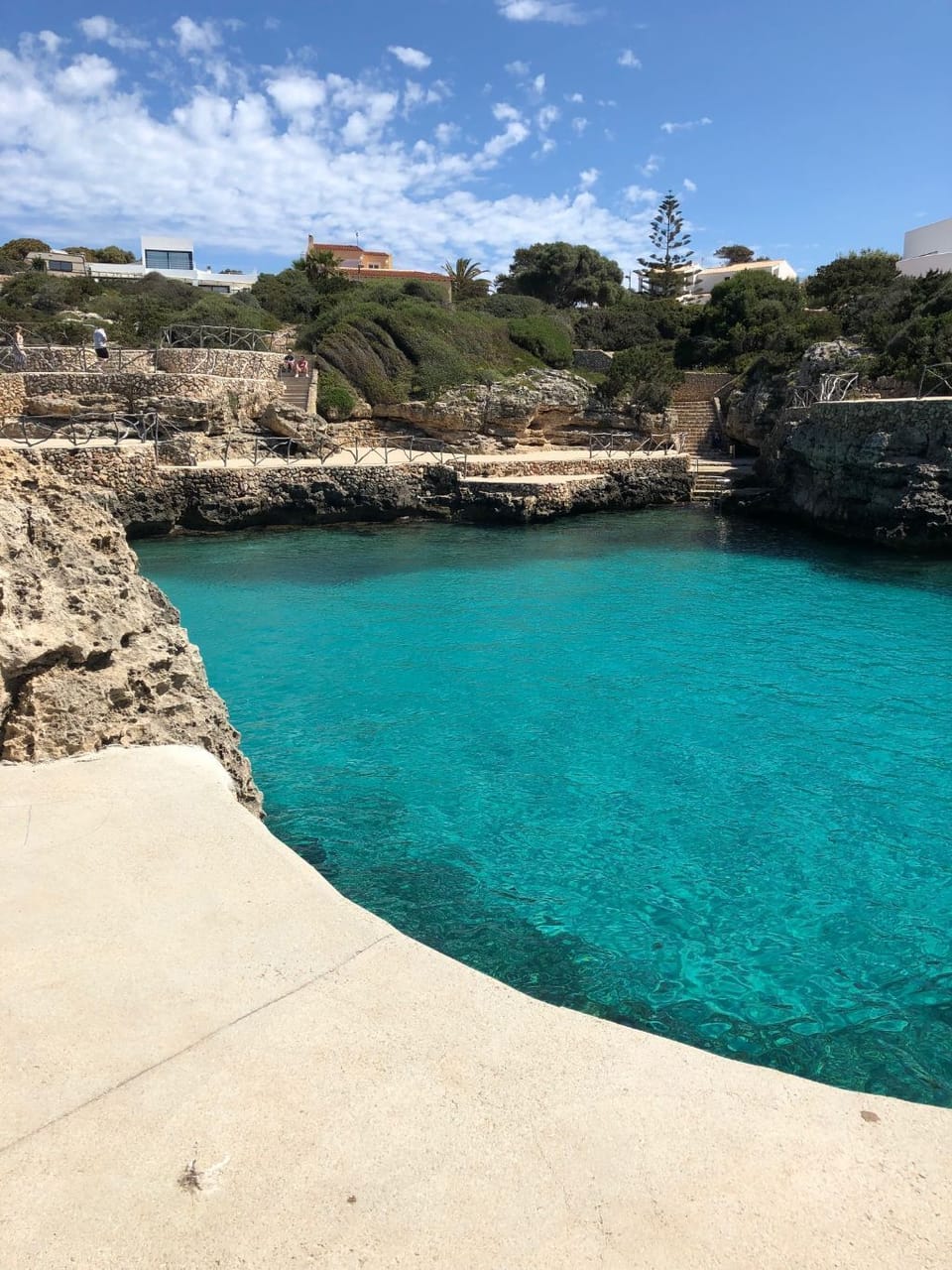 One of two beautiful coves near the villa where you can swim and snorkel