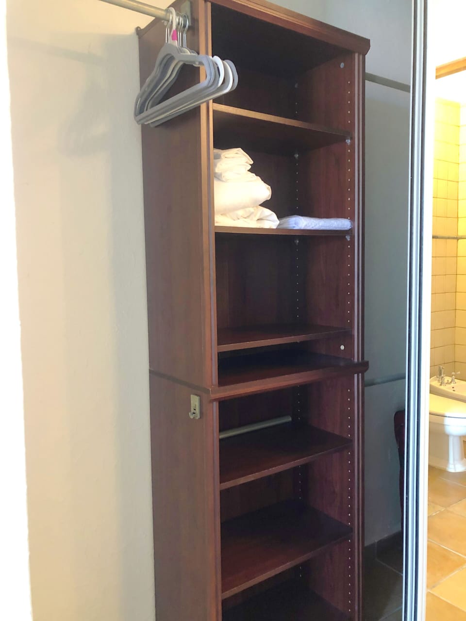 Master bedroom has 2 closets