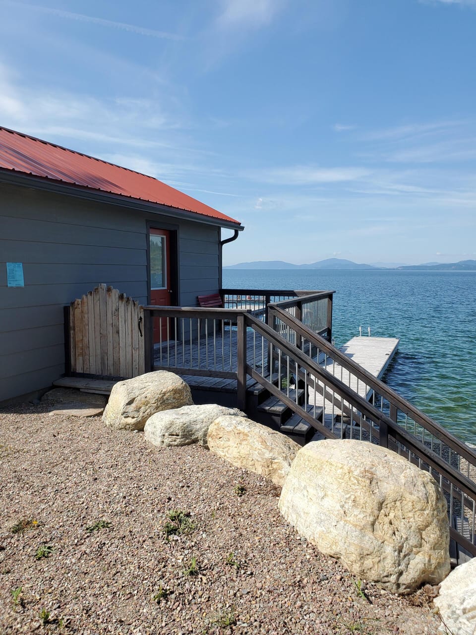 
   
beach and dock entrance 