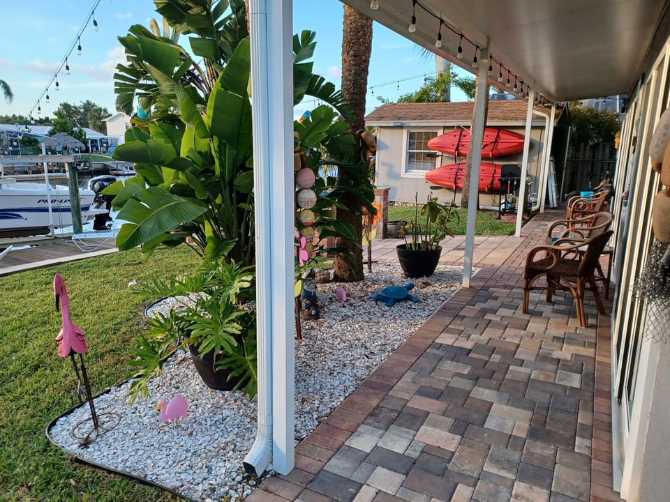 Relax in the backyard