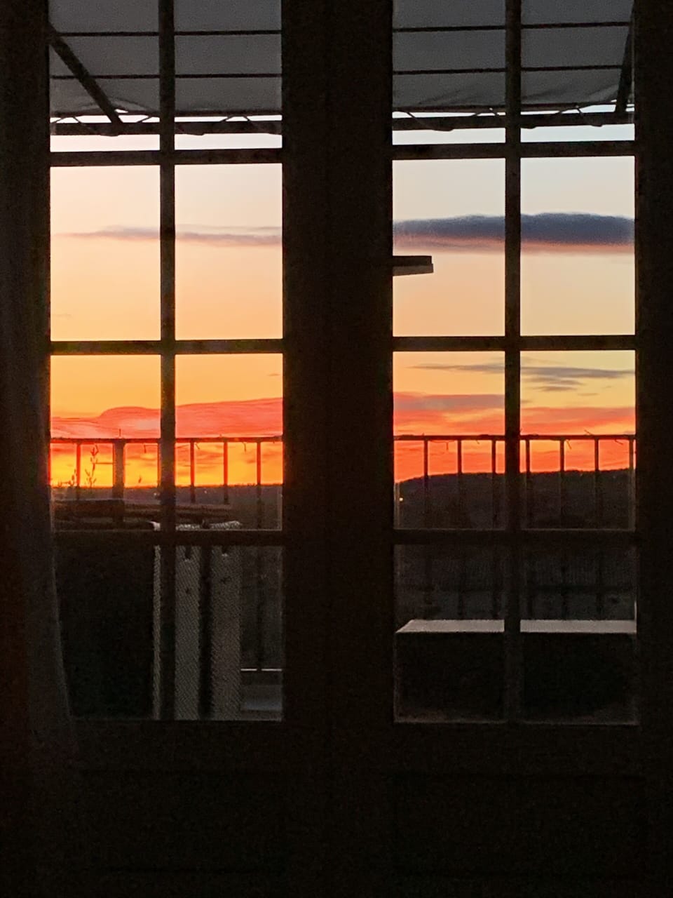 Lovely sunrises in the morning