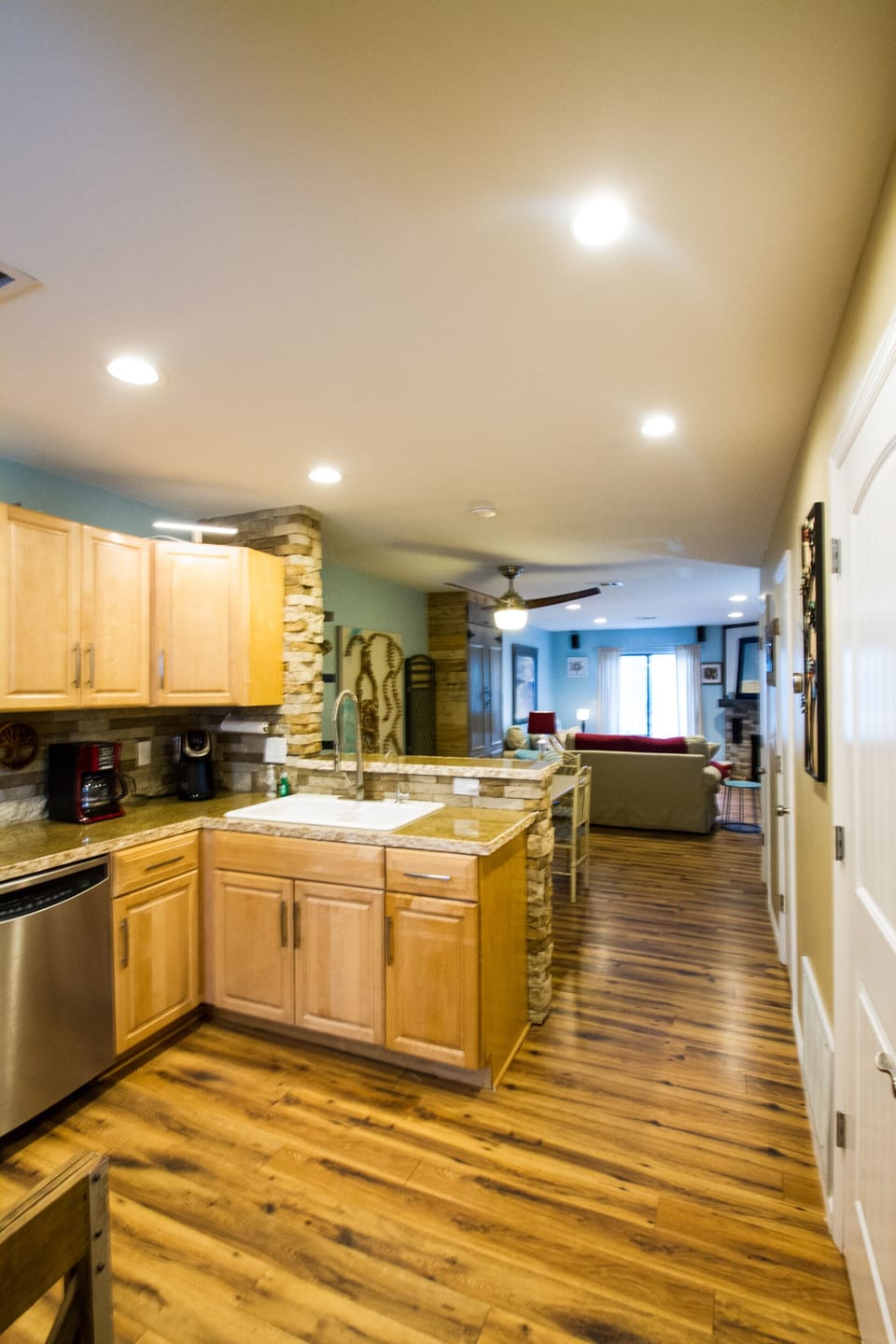 kitchen from front door