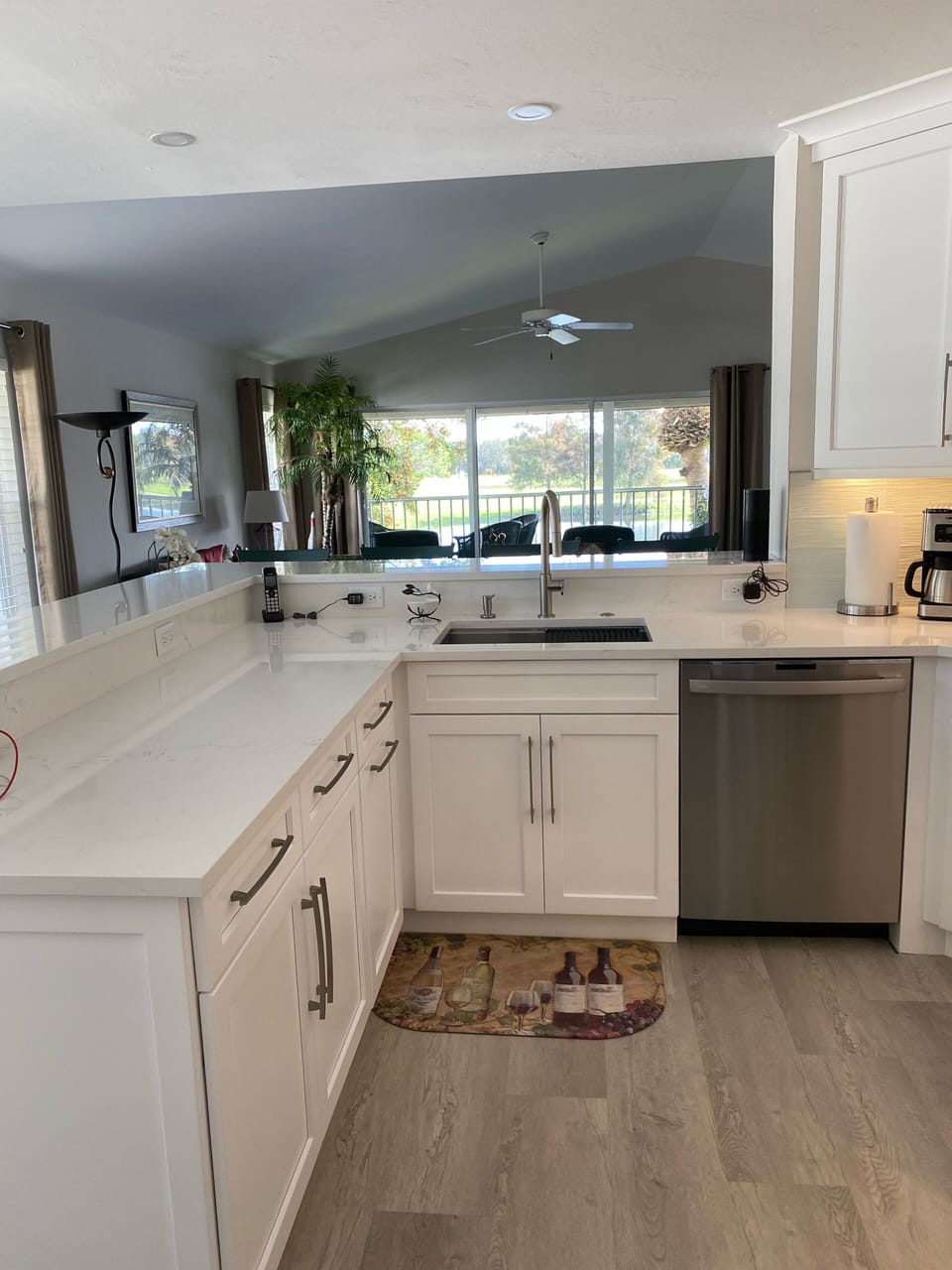 View from the kitchen 