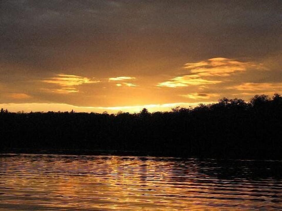 A sunset is just a painting over a beach