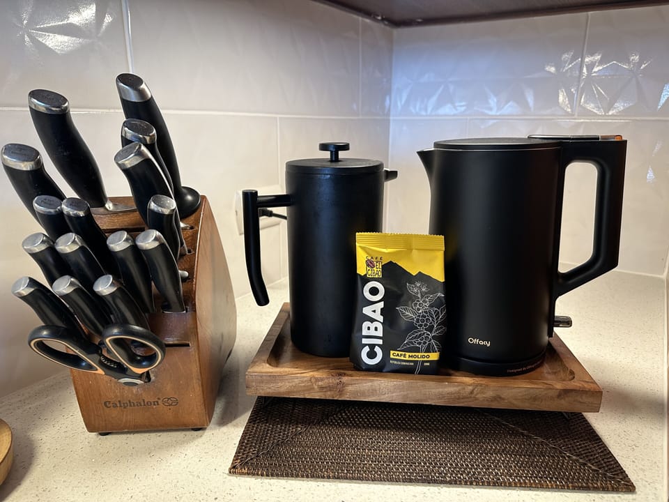 French press and local coffee provided upon your arrival