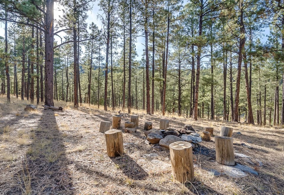 Gather around the forest firepit, share stories, and savor peaceful mountain evenings together.