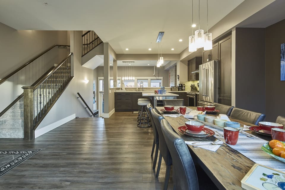 Open designed kitchen