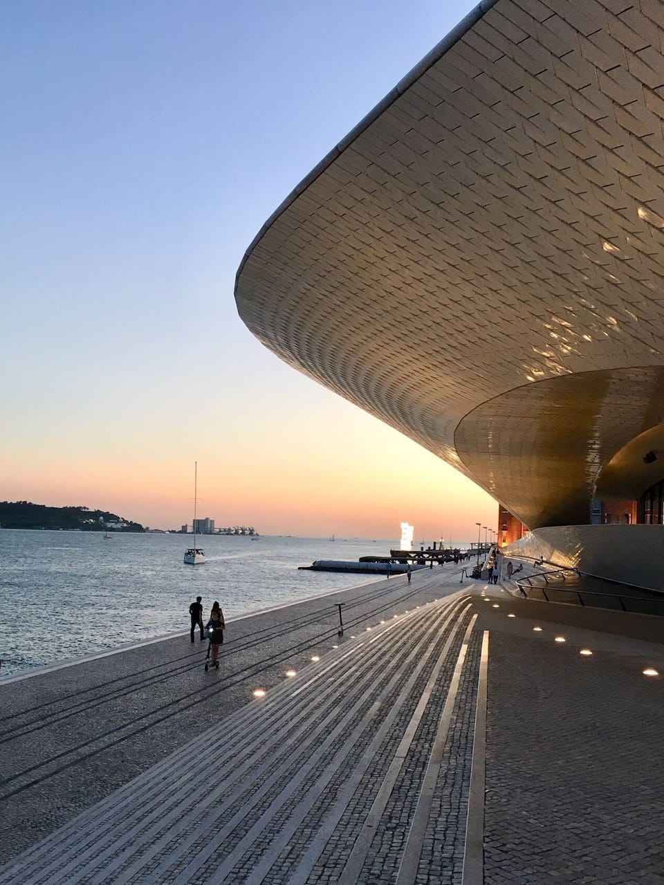 MAAT Museum in Belem. My favorite place to watch the sunset.