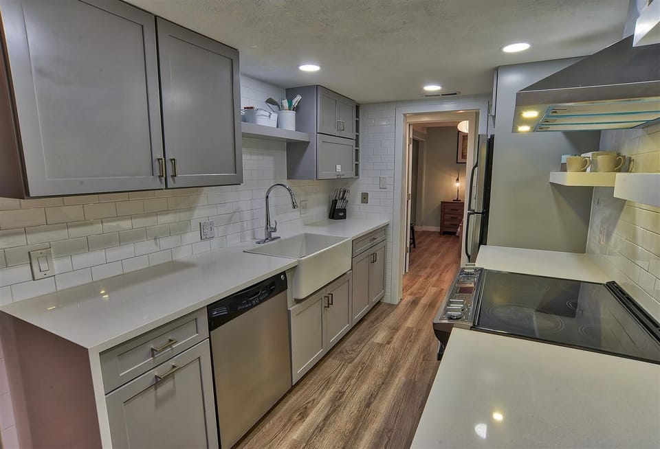 Prepare a meal with all the conveniences of home.