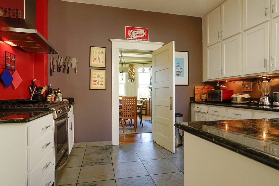 Well-equipped chef's kitchen