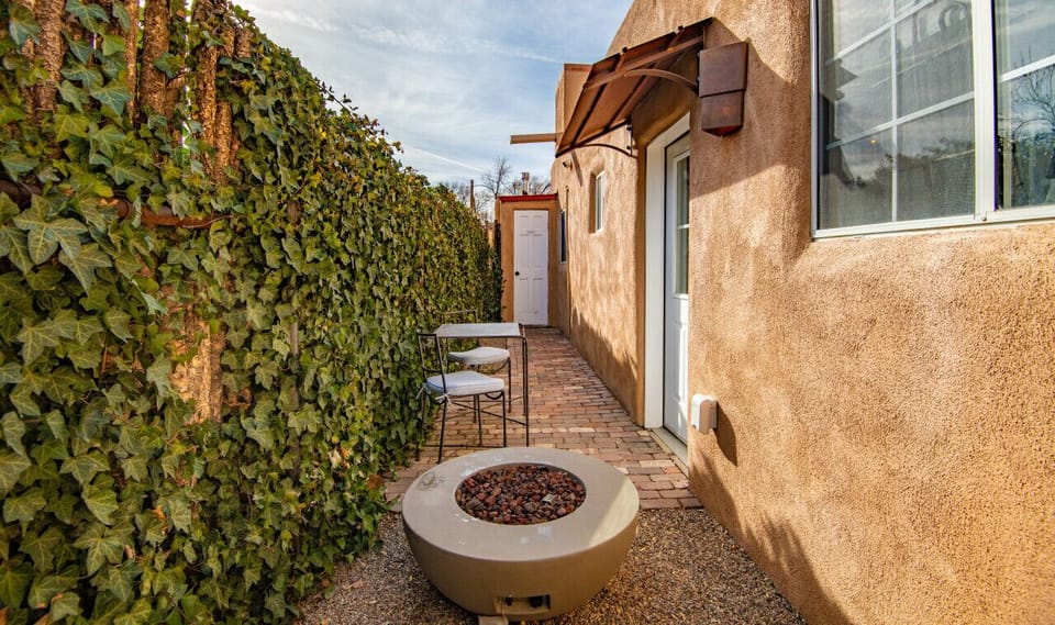 Private Patio with Gas Fire Pit