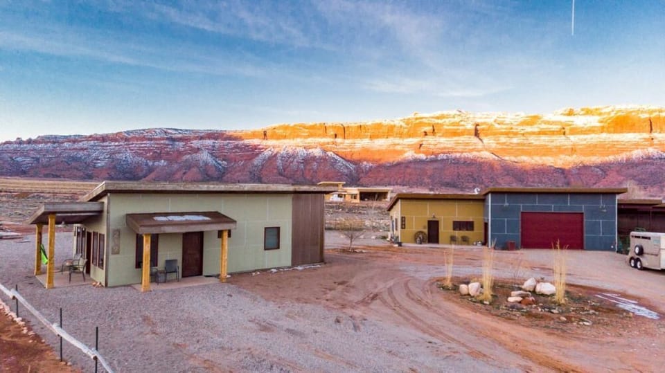 Combine both homes for larger groups. Cottage in the Rocks and Desert Dove Nest