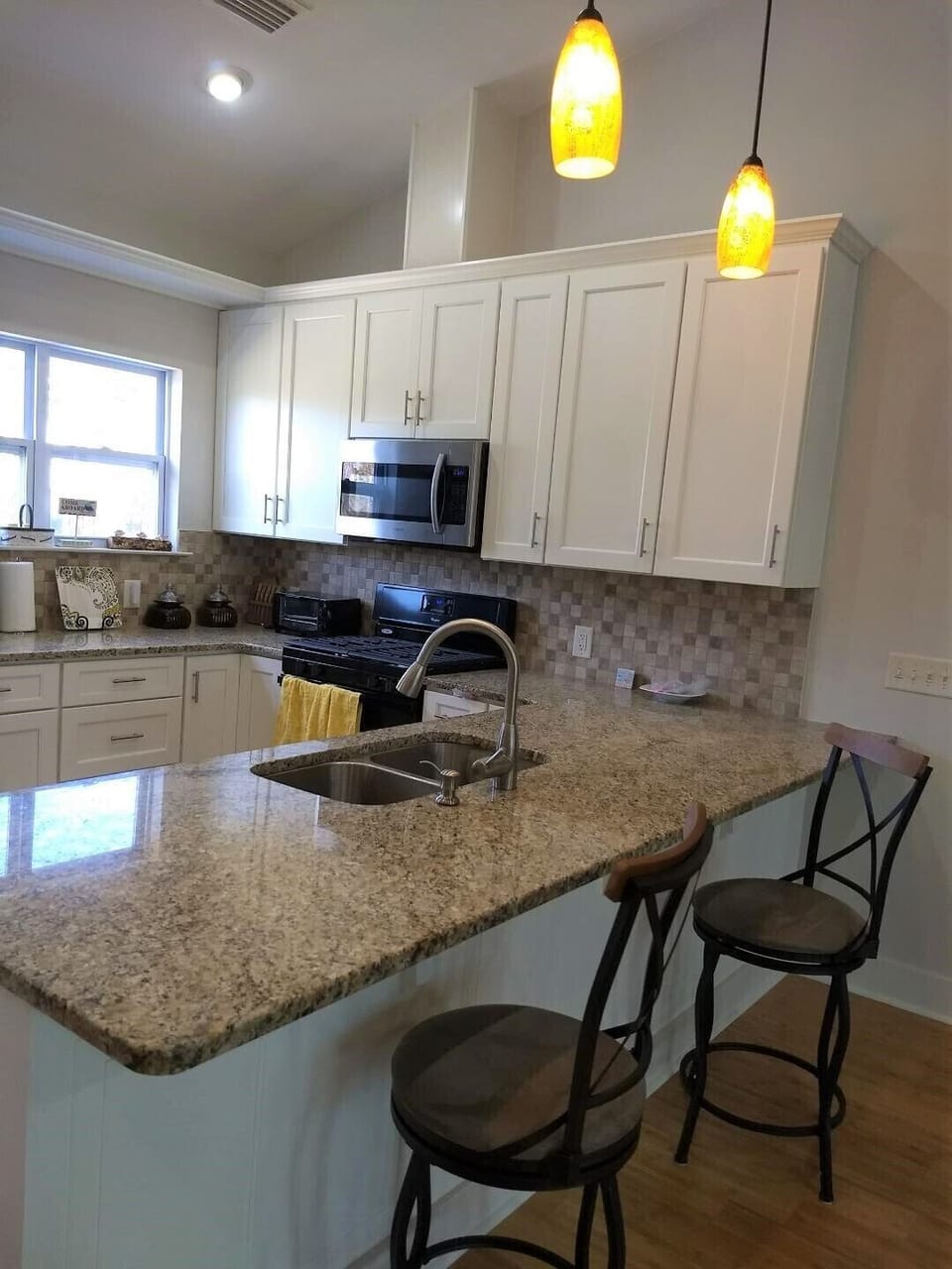 Kitchen and additional dining space
