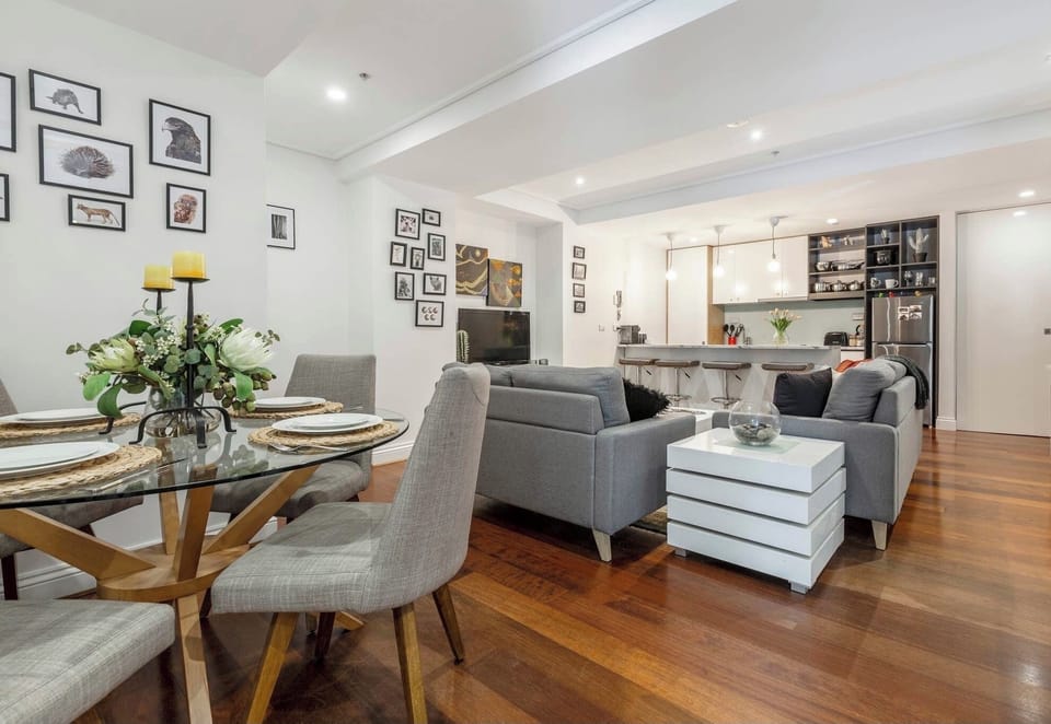 Spacious open living area