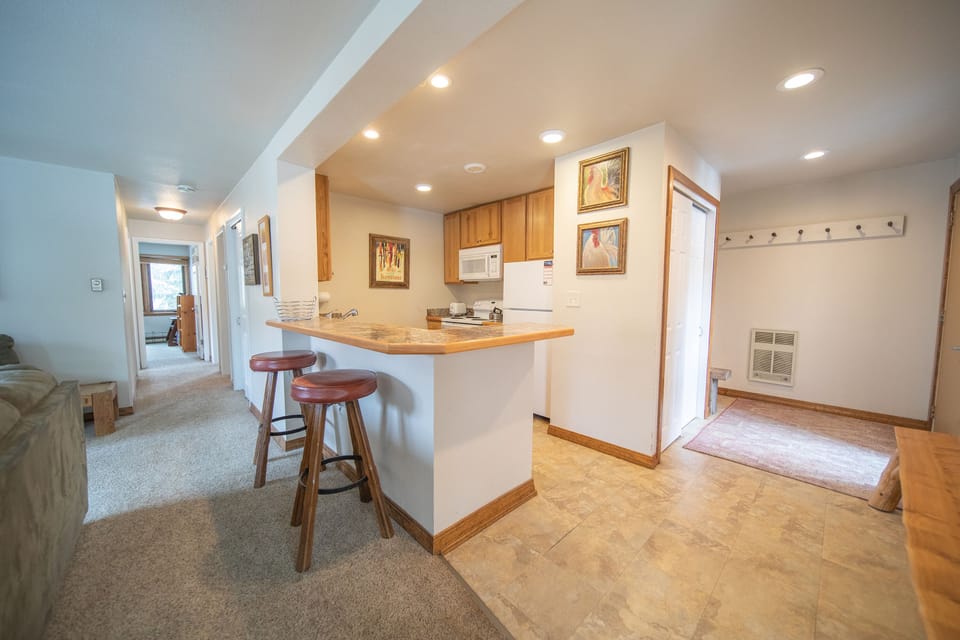 Kitchen near entryway