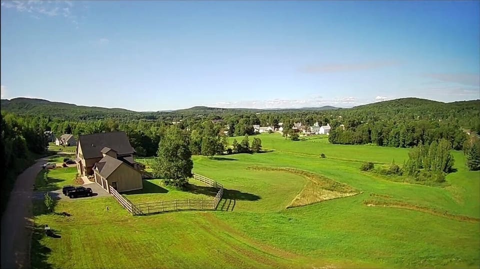 Photo taken of the property from the top of Min's Lane.