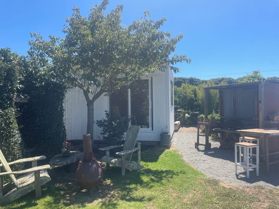 Outdoor bbq area