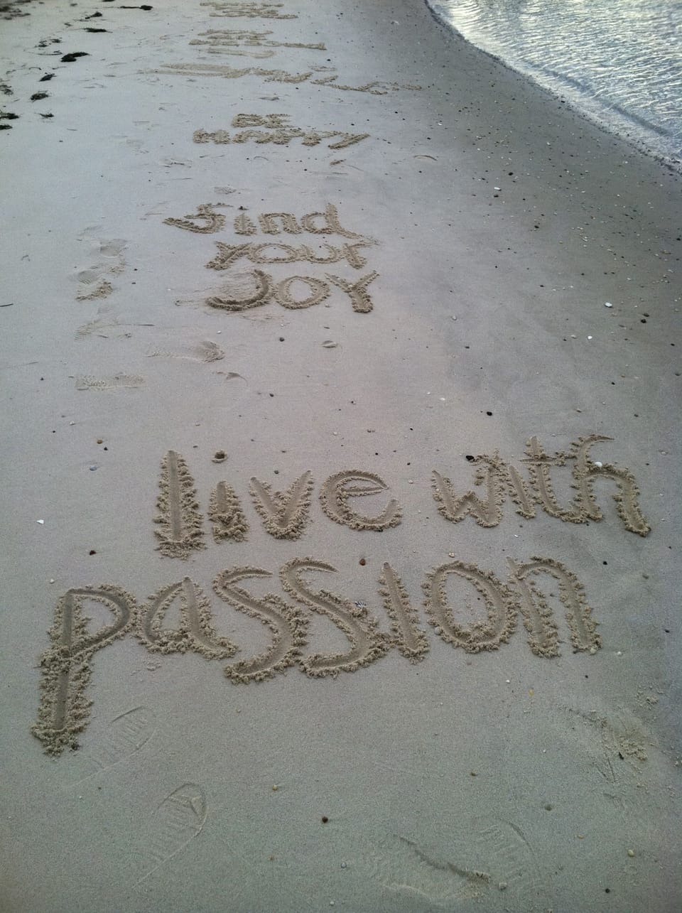 Nothing like a walk in nature or on the beach, to put all into perspective...