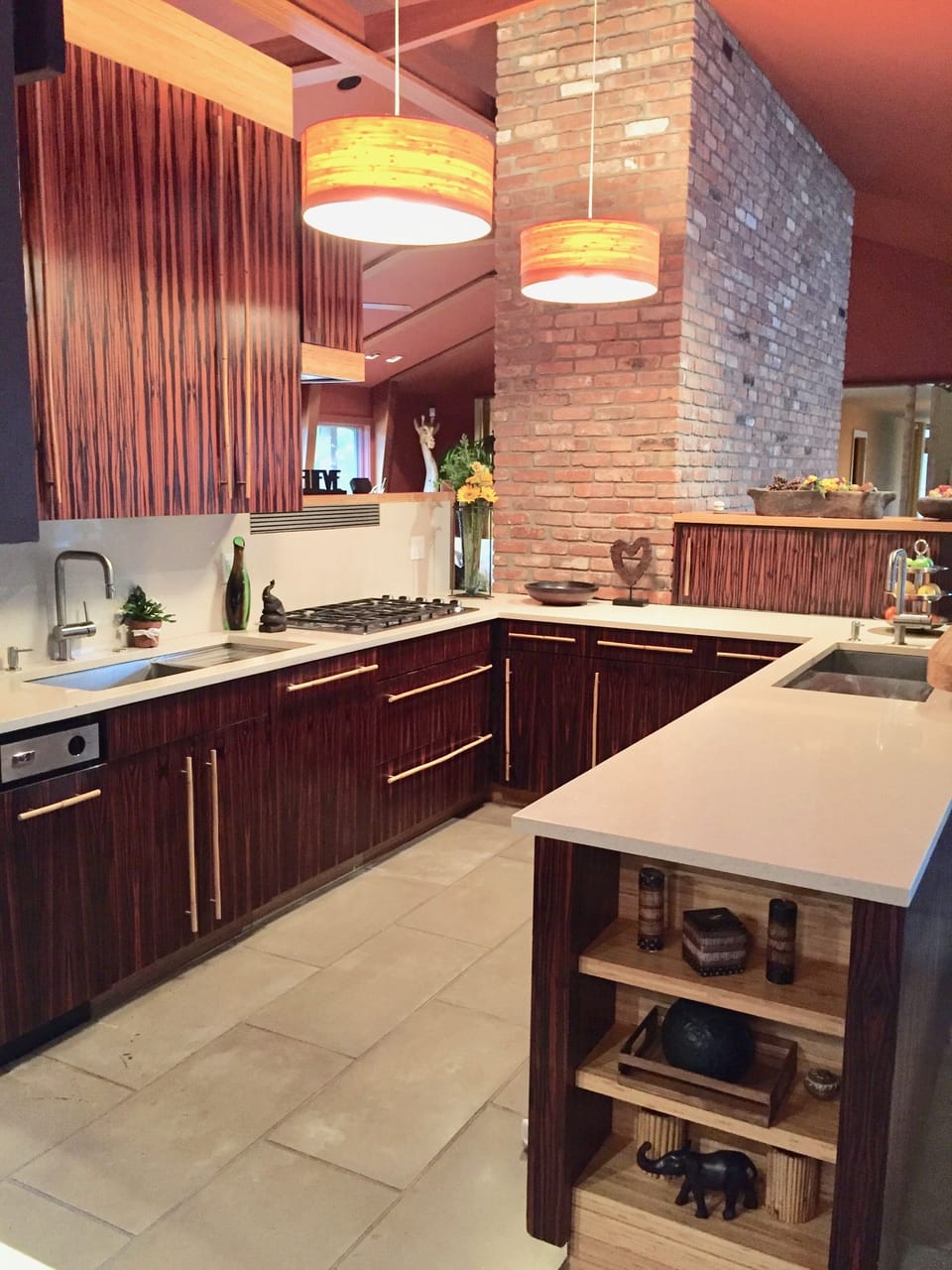 Comfortable Designer Kitchen with all Top of the Line Appliances