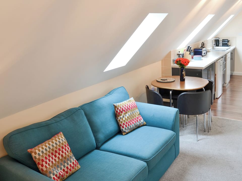 Stylish open-plan studio space | Oak View Loft - Stone House Farm, Lessingham, near Stalham