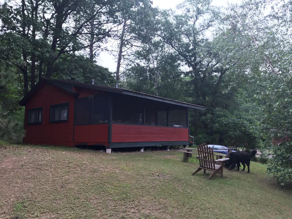 Taken from the Lodge driveway of #6.