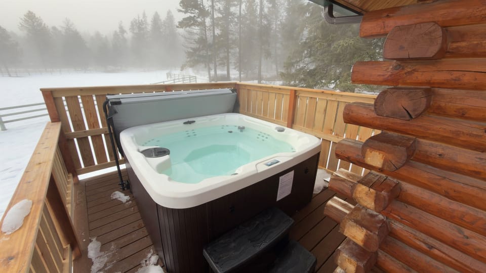 Easily accessible and conveniently located. Spend your nights soaking in the luxurious, private hot hub.