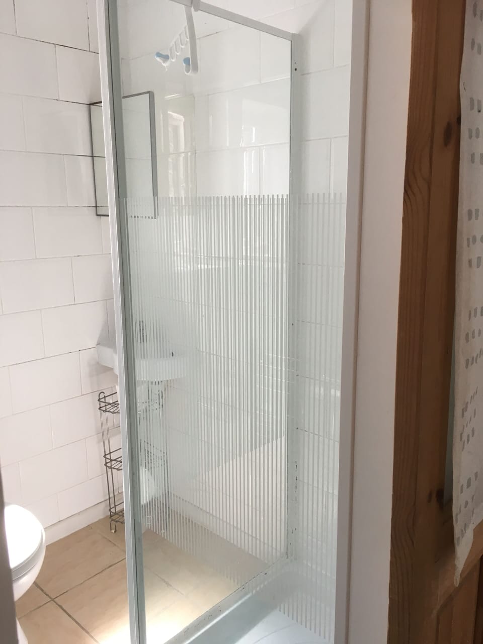 first floor- shower room with loo and sink