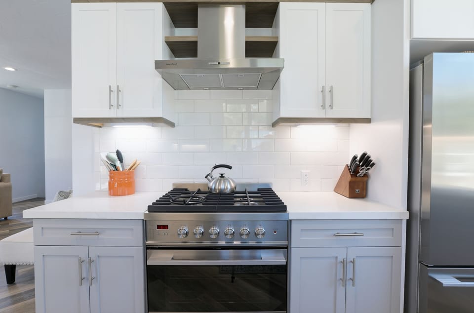 Top of the line appliances.