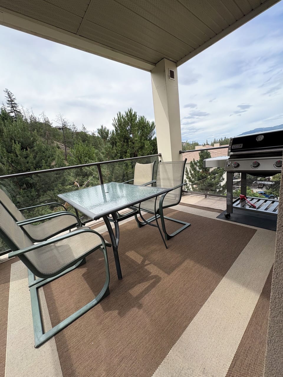 Deck with BBQ