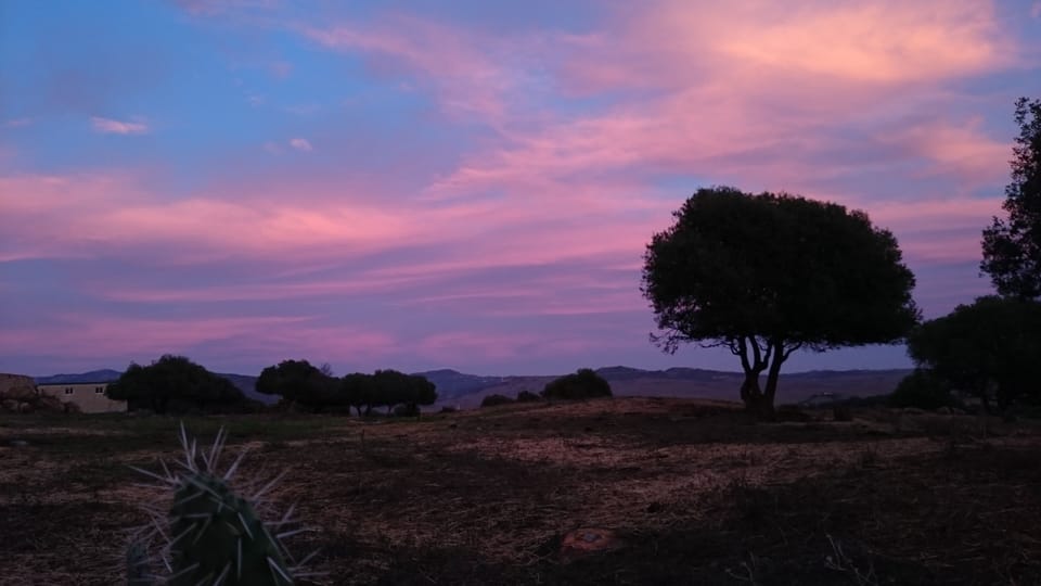 Sunset from Tarifa Chalets
