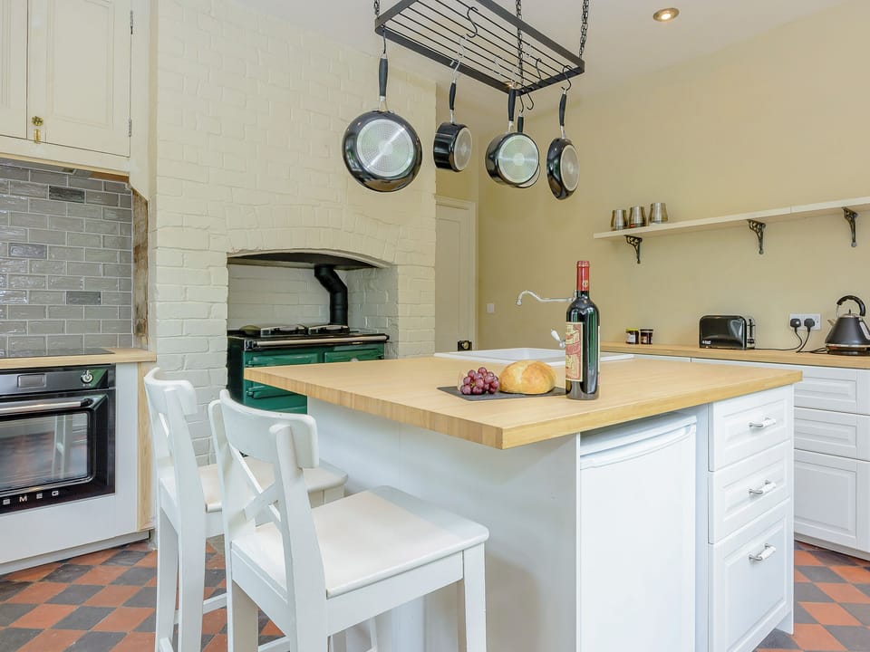 Spacious kitchen with aga | Station House, Miller&rsquo;s Dale, near Buxton