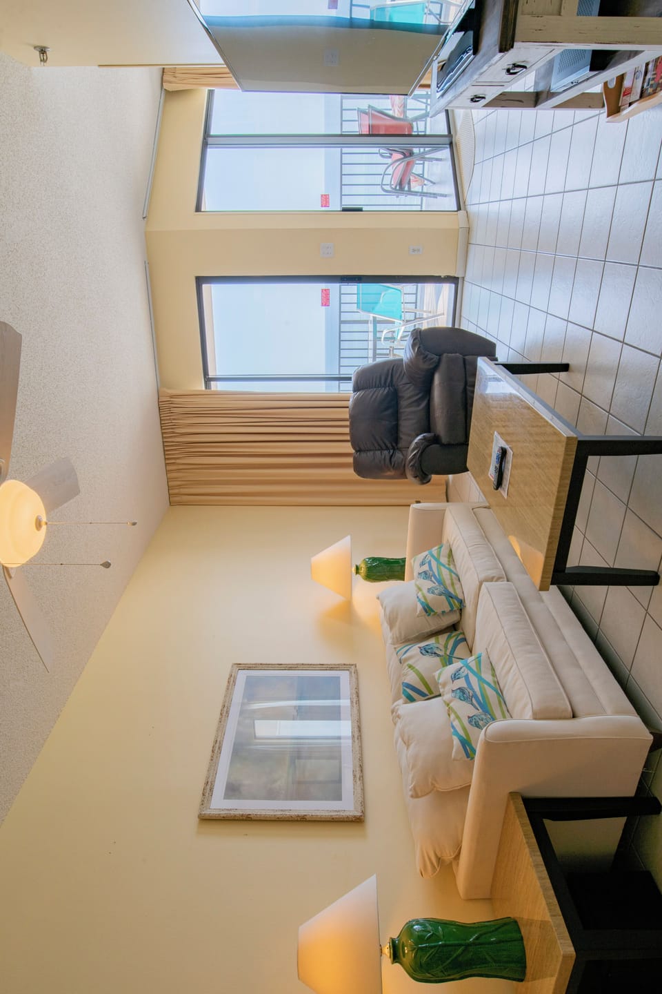Living Room and Balcony.