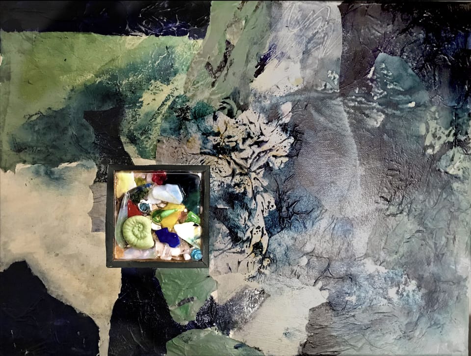 "Under the Sea" - Mix Media
By KathyDaley
Located , guest bathroom