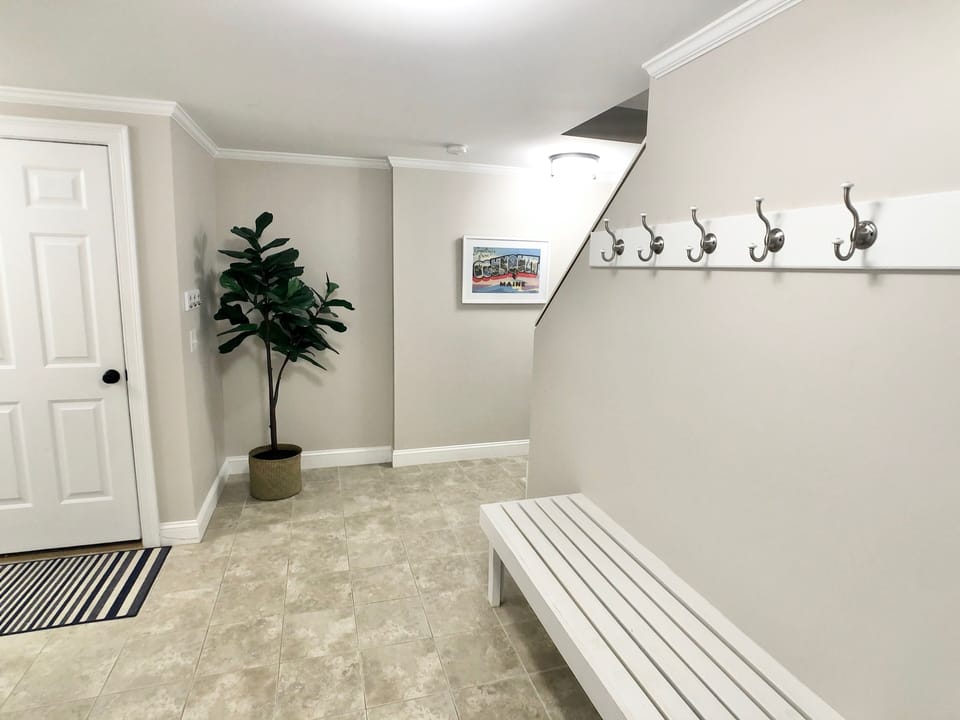 Mudroom on lower level