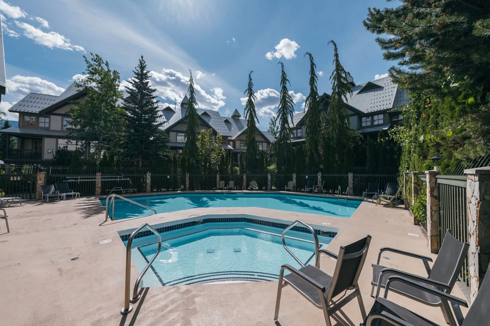 Northstar Complex's Pool & Hot Tub - A fantastic way to finish off the day with the family after your day's adventures!