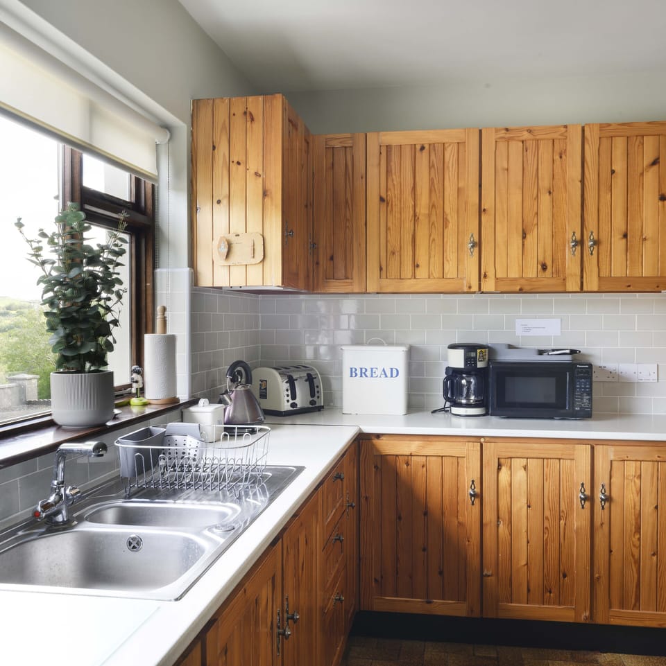 Original hand built pine kitchen