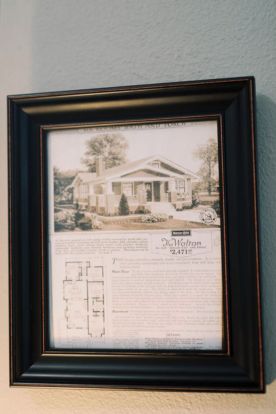 Mary's Nest is actually a Sears & Roebuck house kit home. The kit came via rail.