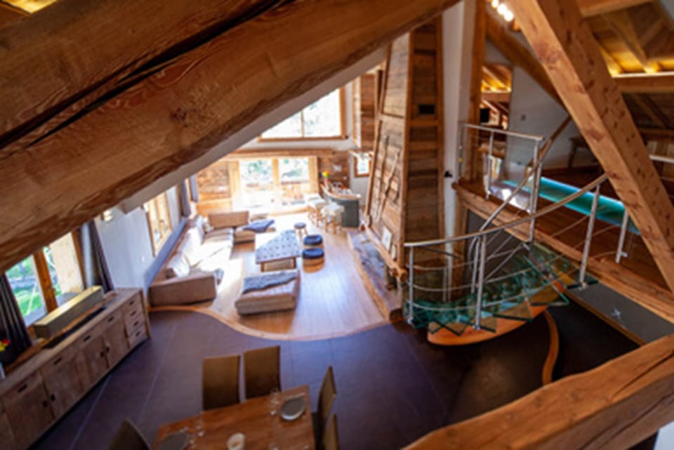 vue étage chalet valloire