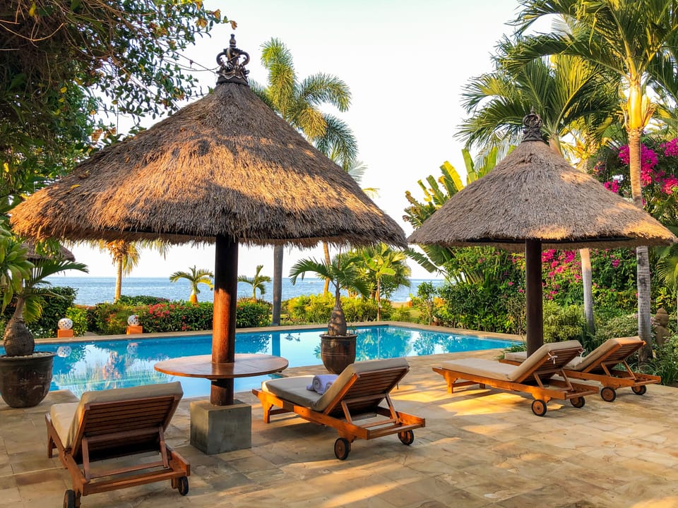 Fantastic sundeck and area to relax, swim and enjoy the ocean views.