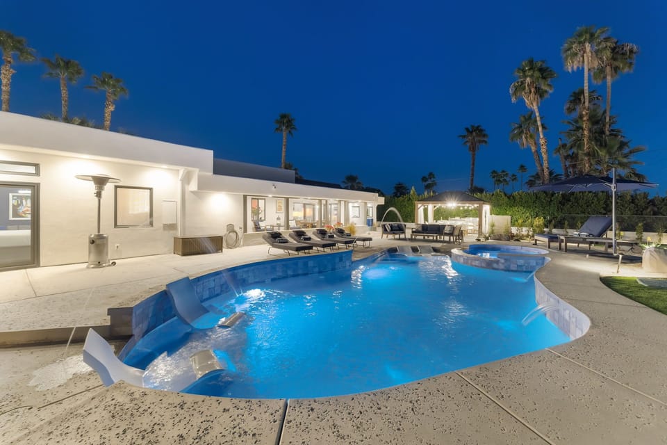 Why not take a dip under the stars?
