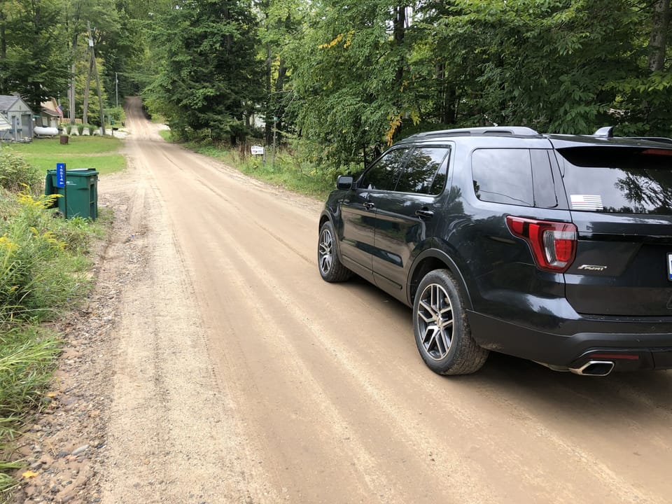Driveway entrance sequence photos 