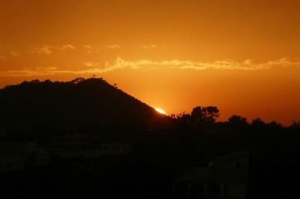 Enjoy the sunset every day from our terrace!