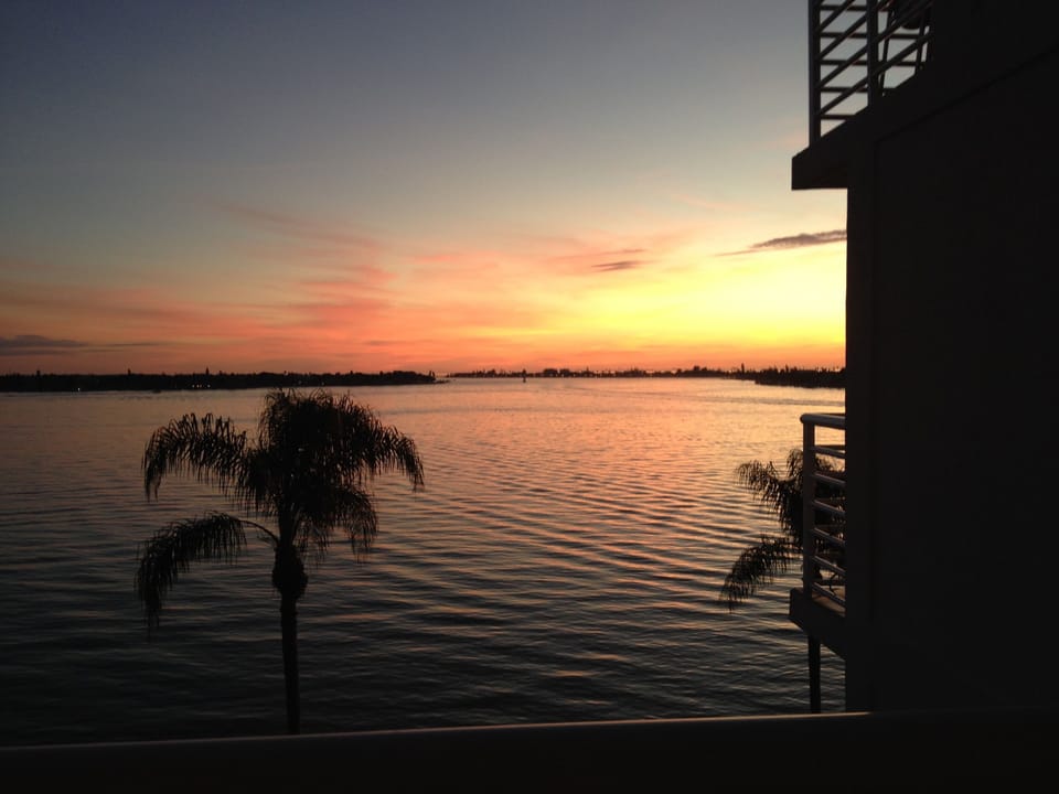 Sunset view from your balcony