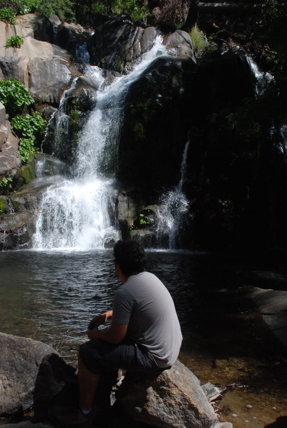 Corlieu Falls is just 10 minutes south of Fish Camp